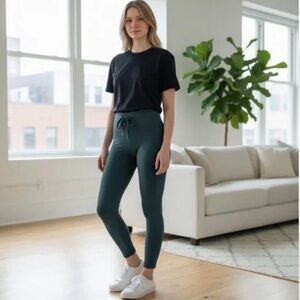 SPANX Teal High-Rise Leggings